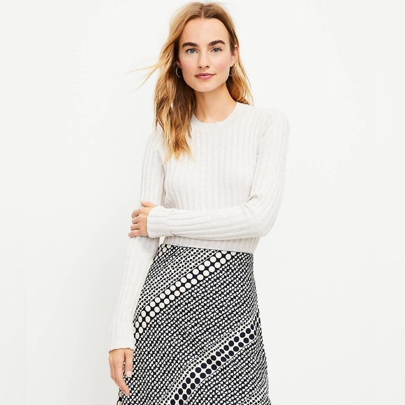 Loft Cuffed Ribbed Sweater - Picture 2 of 4